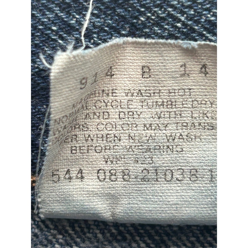 Vintage Levis 501 High Waisted Denim Cut Off Shorts Medium Wash‎ Made in USA 11 - Picture 6 of 6